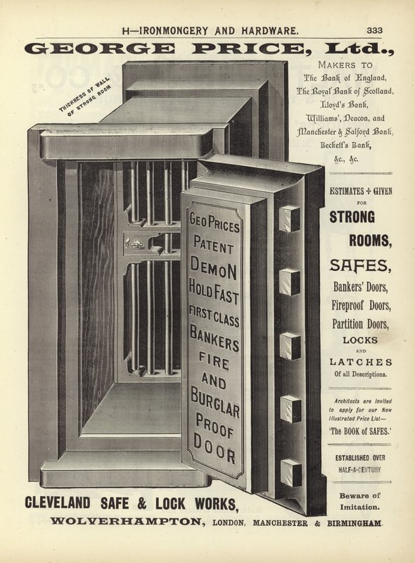 Page du Compendium des architectes, géomètres et ingénieurs 1892 - English School