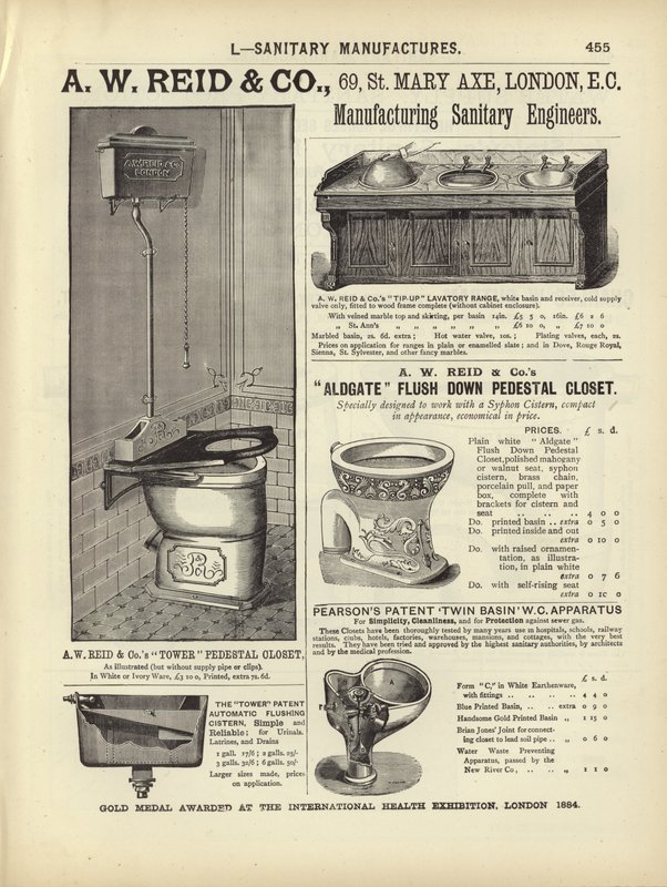 Page du Compendium des architectes, géomètres et ingénieurs 1892 - English School