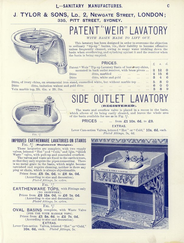 Page du Compendium des architectes, géomètres et ingénieurs 1892 - English School