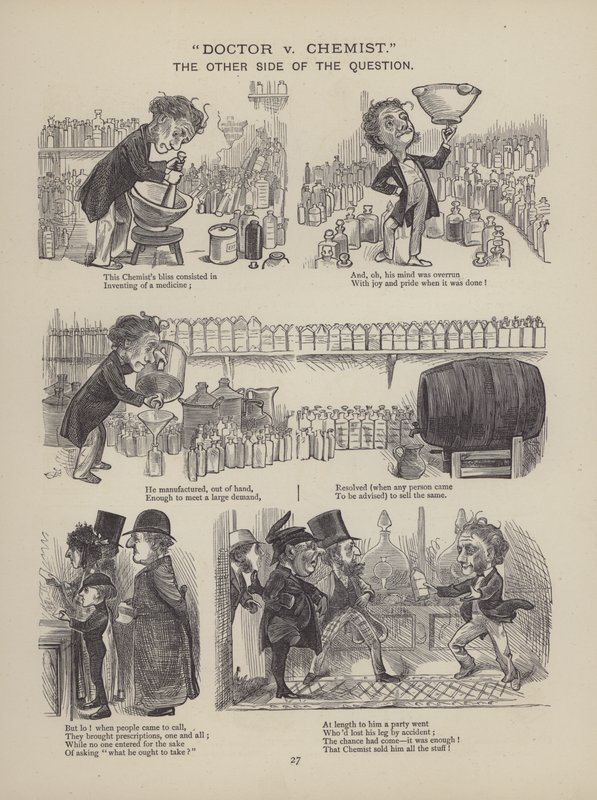 Page de The British Working Man or One Who Does Not Believe In Him (gravure) - English School