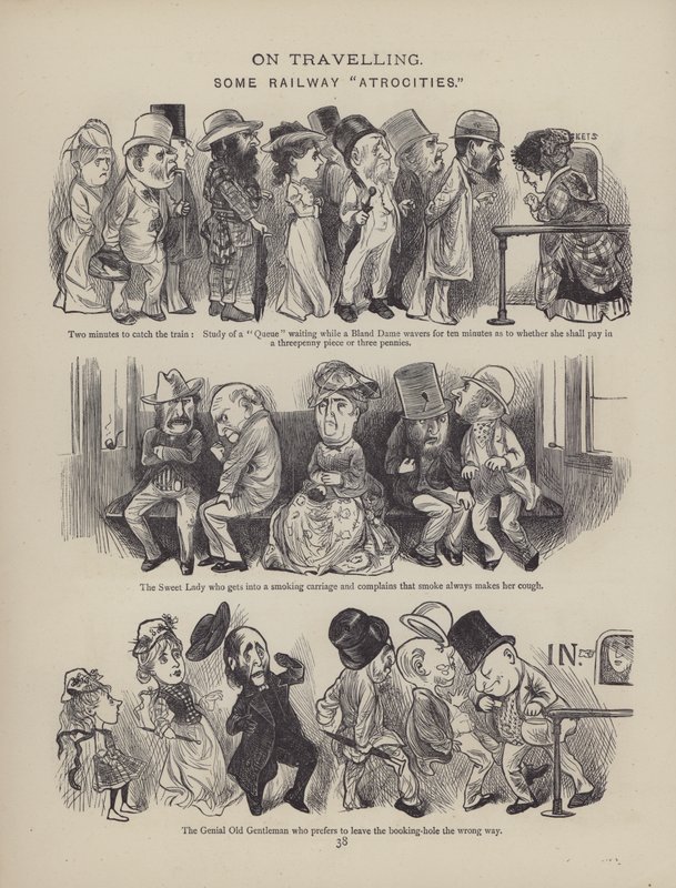 Page de The British Working Man or One Who Does Not Believe In Him (gravure) - English School