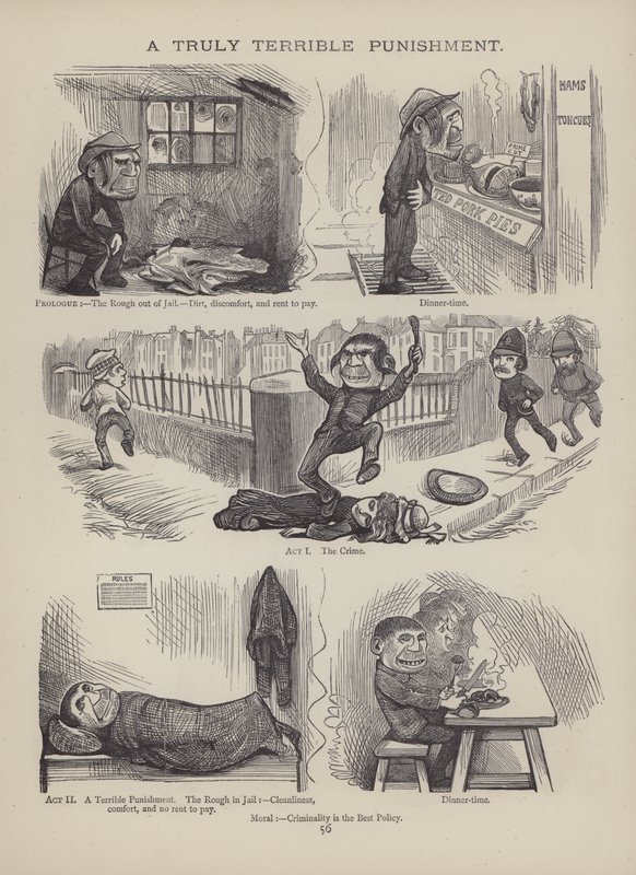 Page de The British Working Man or One Who Does Not Believe In Him (gravure) - English School