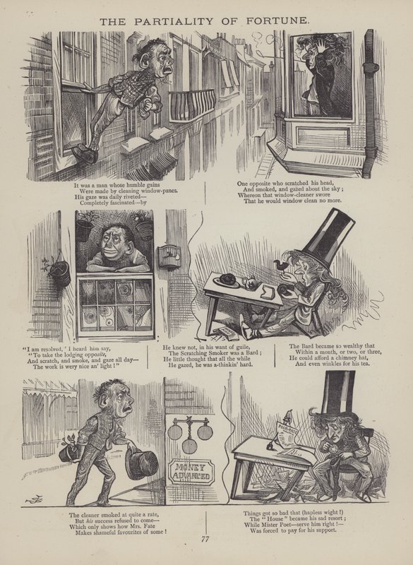 Page de The British Working Man or One Who Does Not Believe In Him (gravure) - English School