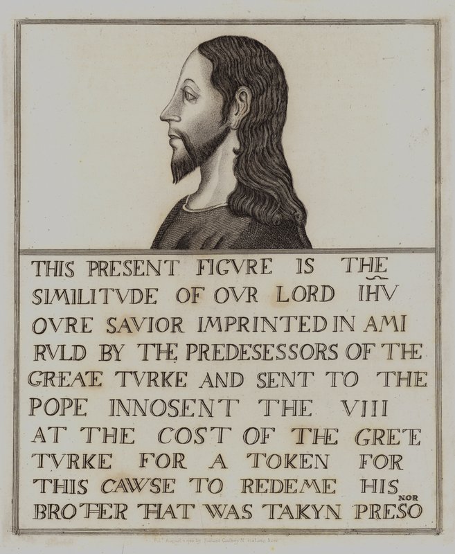 Peinture de Jésus-Christ sur chêne - English School