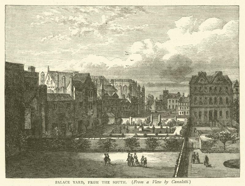 Palace Yard, depuis le sud, d