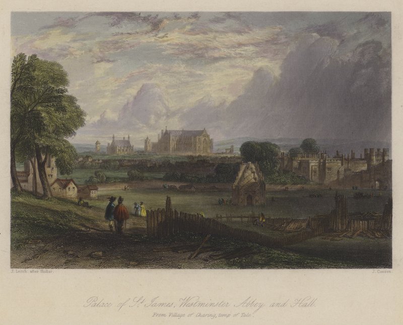 Palais de St James, Abbaye et Hall de Westminster, Londres - English School