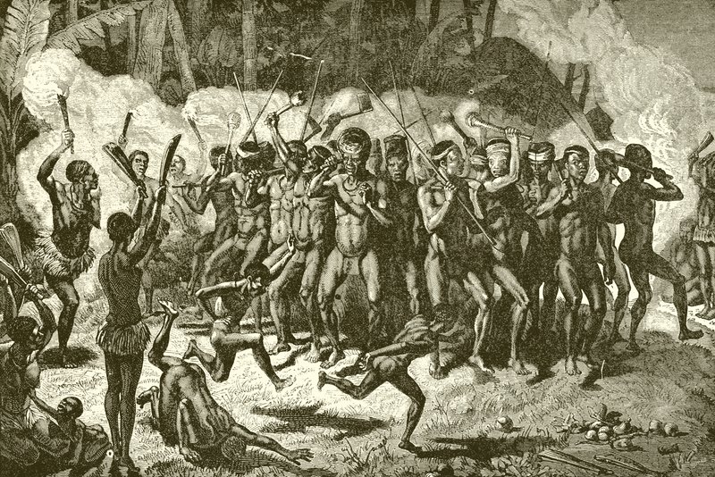 Danse de guerre papoue - English School
