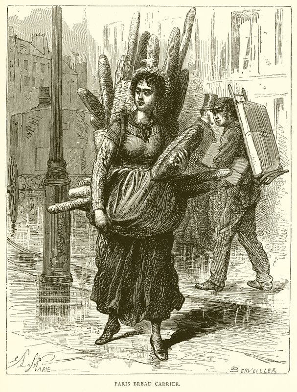 Porteur de pain parisien - English School