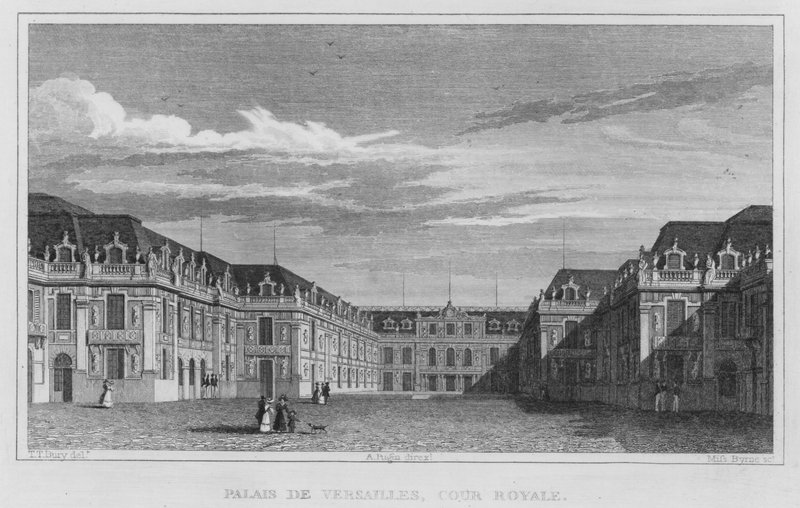 Paris, Palais de Versailles, Cour Royale - English School