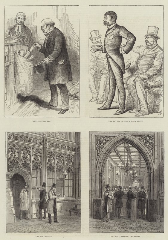 Procédure parlementaire (gravure) - English School