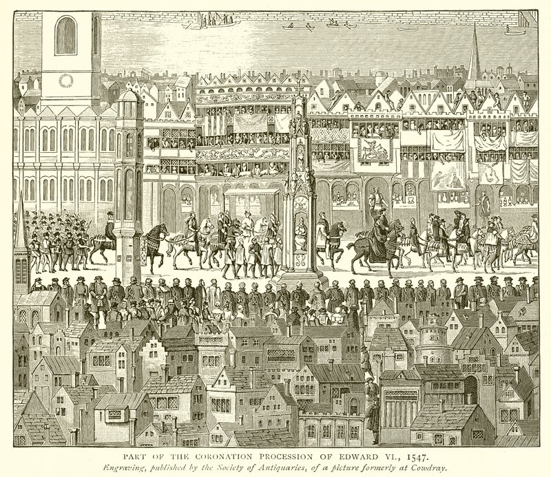 Partie de la procession de couronnement d