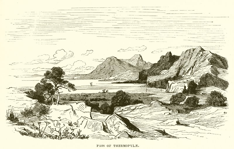 Le défilé des Thermopyles - English School