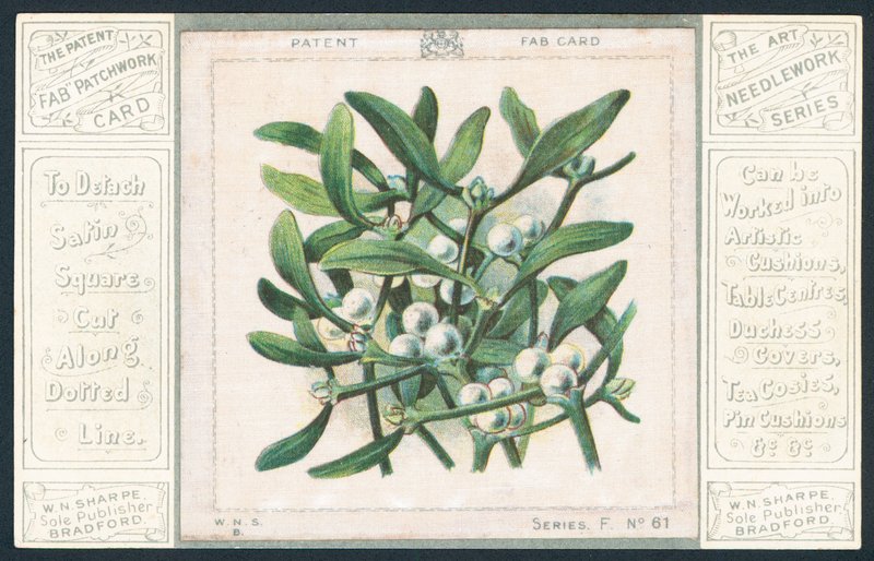 Gui en patchwork, Carte de Noël - English School