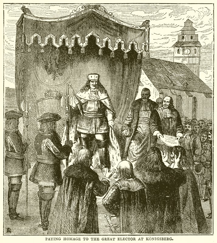 Rendre hommage au Grand Électeur à Königsberg - English School