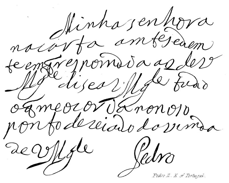 Pedro II, roi du Portugal - English School