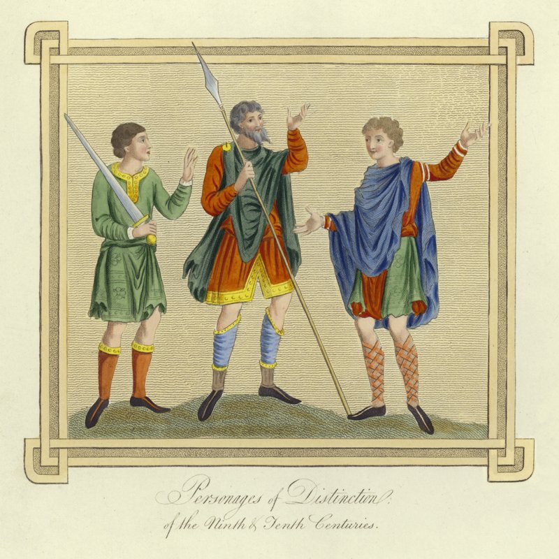 Personnages de distinction des IXe et Xe siècles - English School