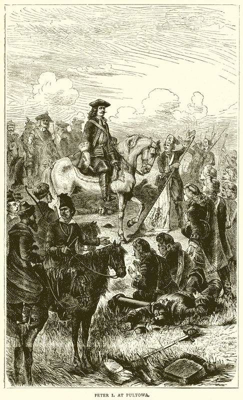 Pierre Ier à Pultowa - English School