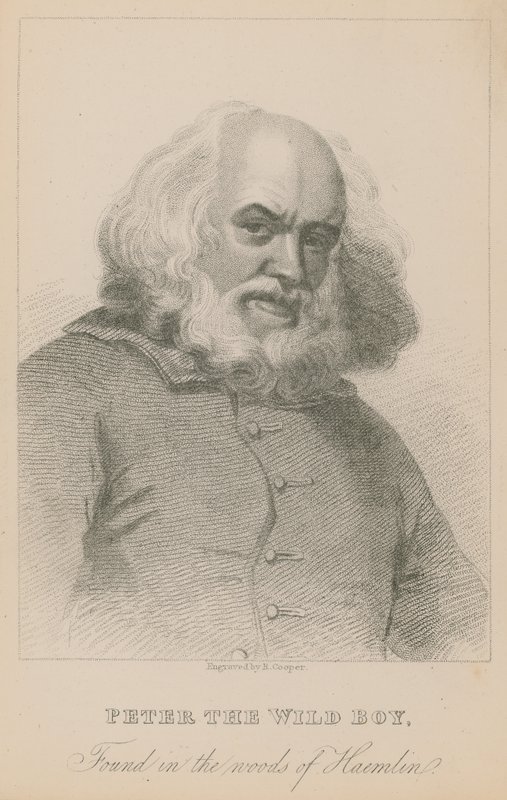 Peter le Garçon Sauvage, trouvé dans les bois de Haemlin - English School
