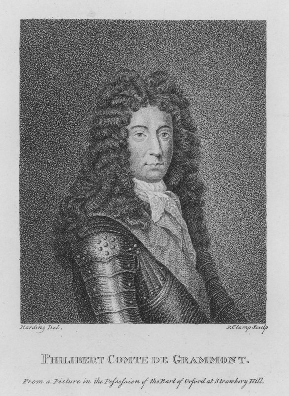 Philibert Comte de Grammont (engraving) - English School