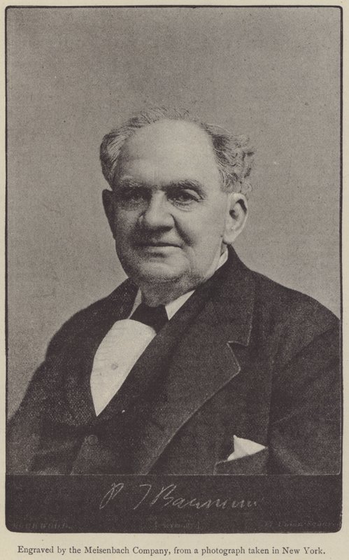 Phineas Taylor Barnum (gravure) - English School