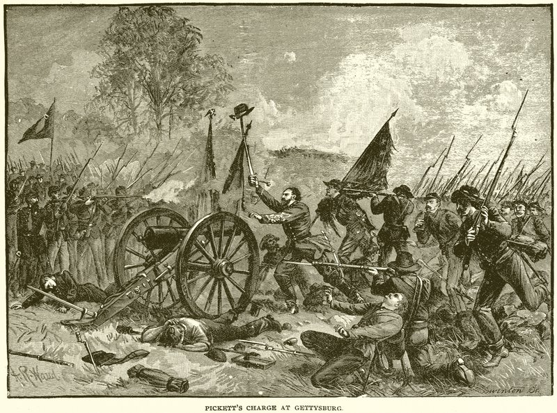 La charge de Pickett à Gettysburg - English School