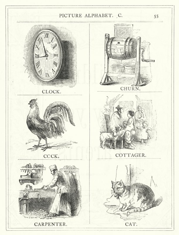 Alphabet Illustré, C - English School