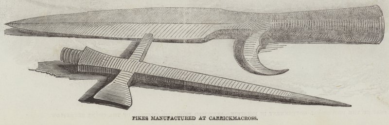 Piques fabriquées à Carrickmacross - English School