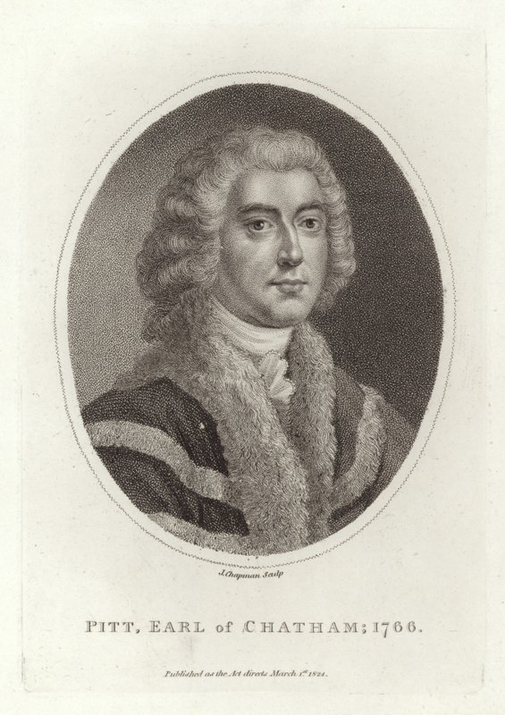 Pitt, comte de Chatham, 1766 - English School