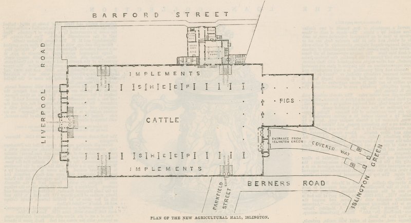 Plan du nouveau Hall agricole - English School