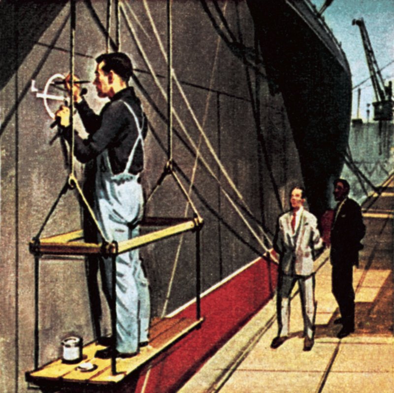 Marque de Plimsoll ou ligne de charge - English School