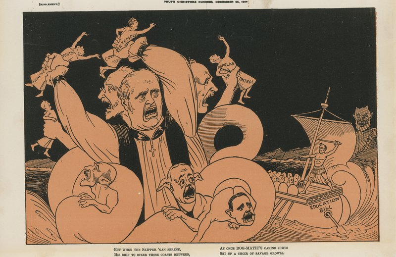 Caricature politique - English School