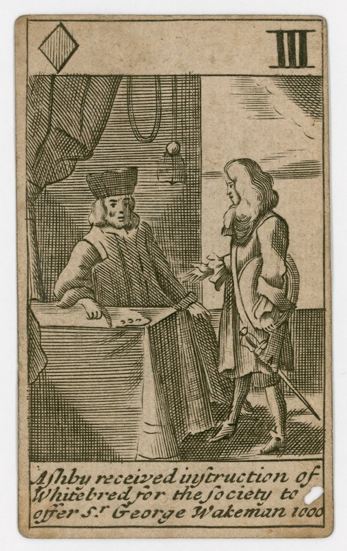 Carte à jouer du complot papiste - English School