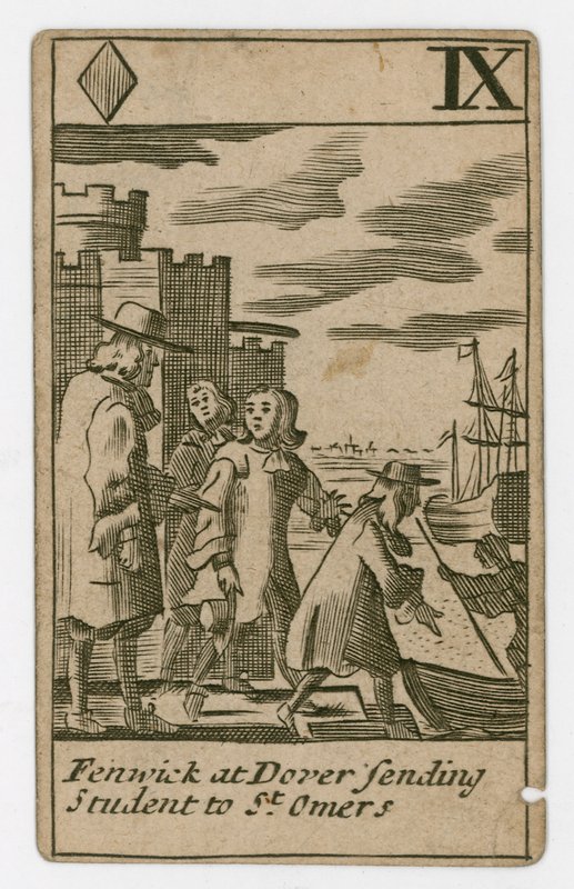 Carte à jouer du complot papiste - English School