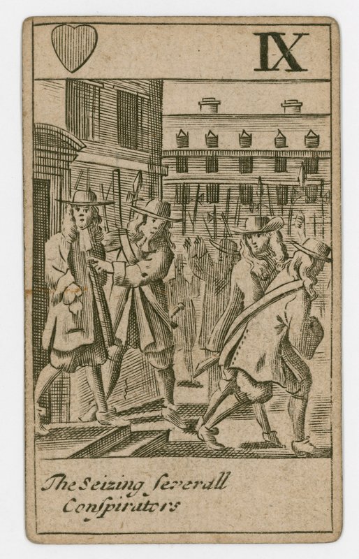 Carte à jouer du complot papiste - English School