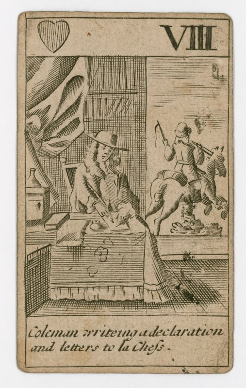 Carte à jouer du complot papiste - English School