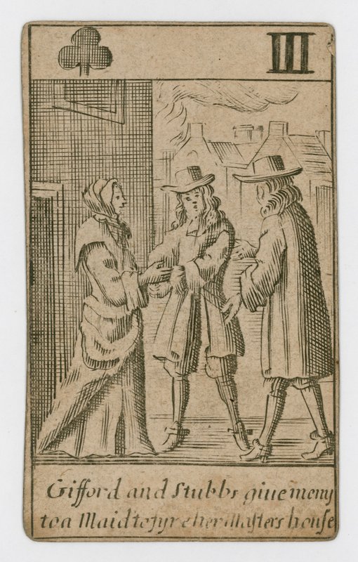 Carte à jouer du complot papiste - English School