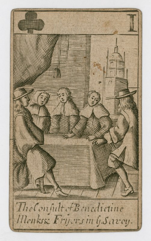Carte à jouer du complot papiste - English School