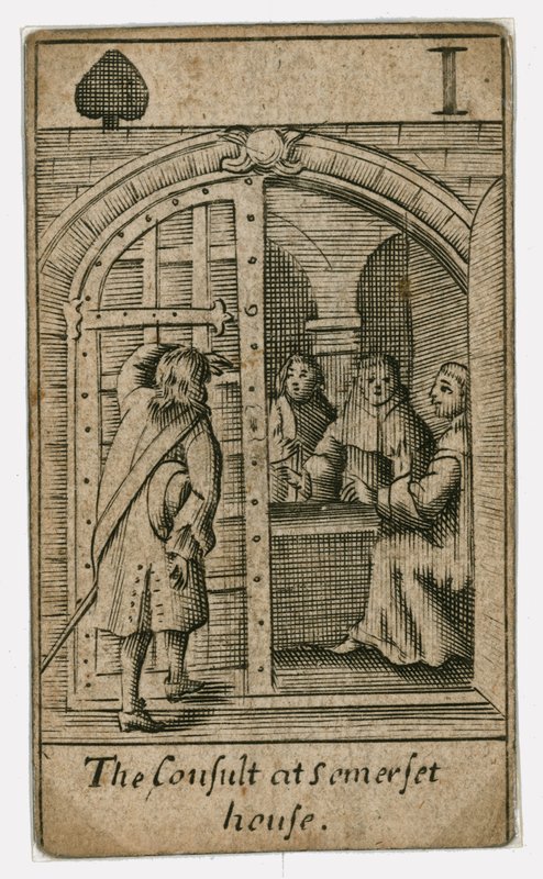 Carte à jouer du complot papiste - English School
