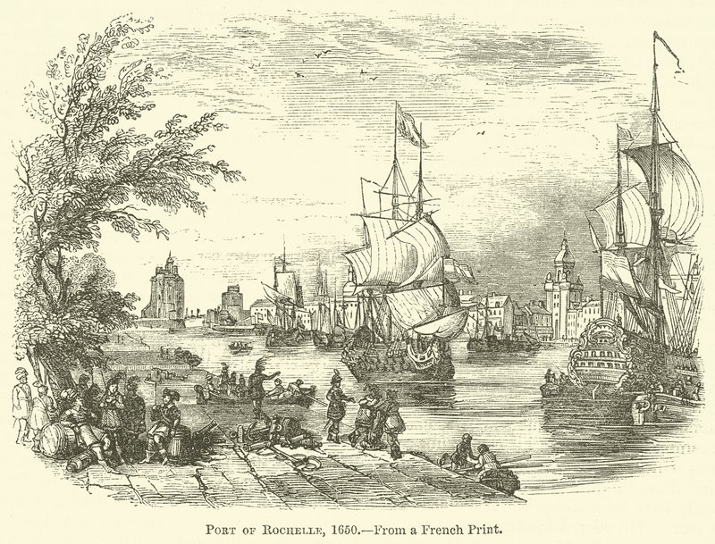 Port de La Rochelle, 1650 - English School
