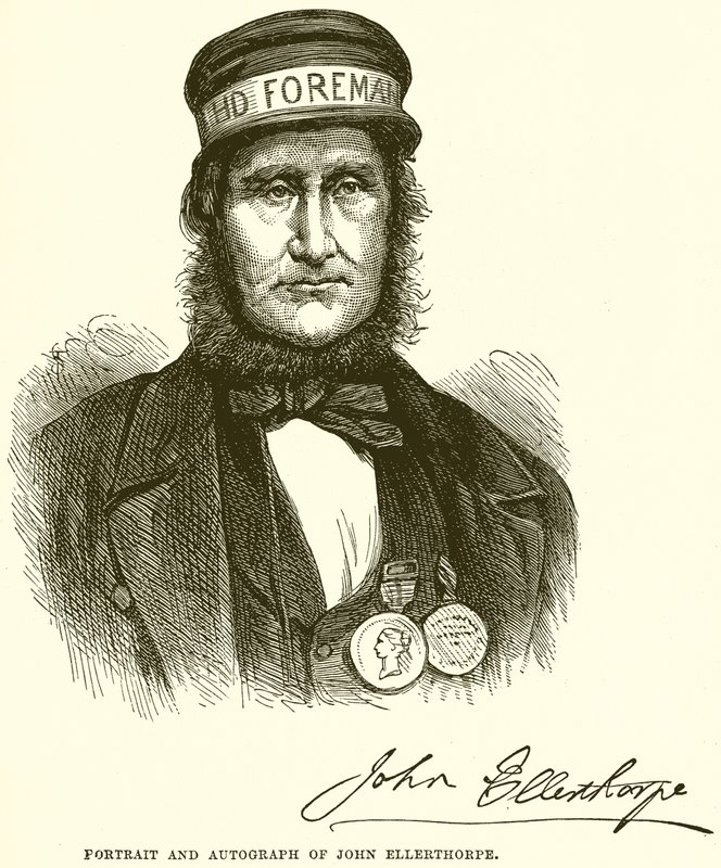 Portrait et autographe de John Ellerthorpe - English School