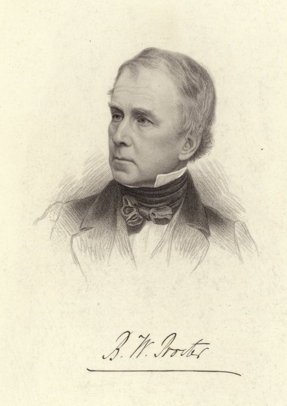 Portrait de Bryan Waller Procter - English School