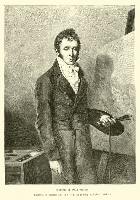 Portrait de Carle Vernet - English School