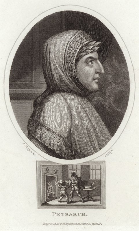 Portrait de Francesco Petrarca - English School