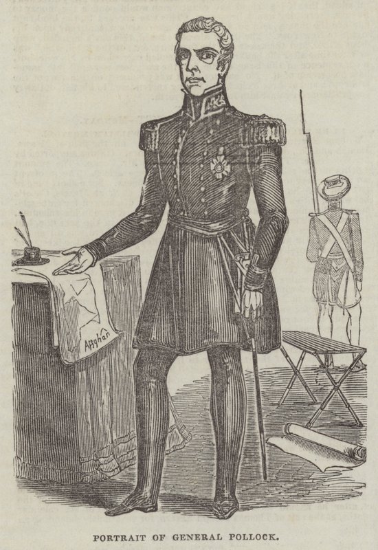 Portrait du Général Pollock - English School