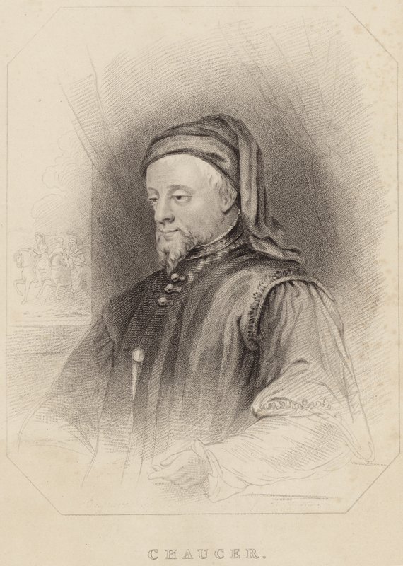Portrait de Geoffrey Chaucer - English School