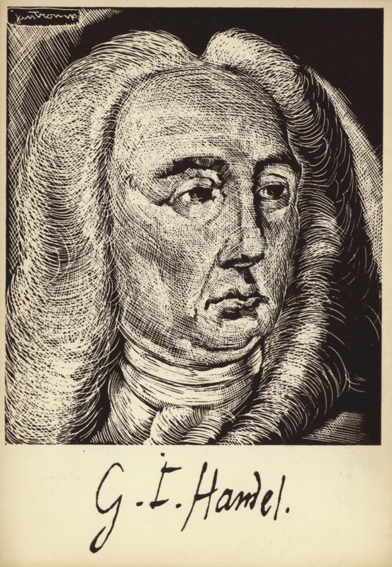Portrait de Georg Friedrich Haendel - English School