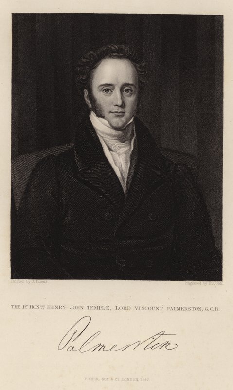 Portrait de Henry John Temple - English School
