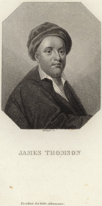 Portrait de James Thomson - English School