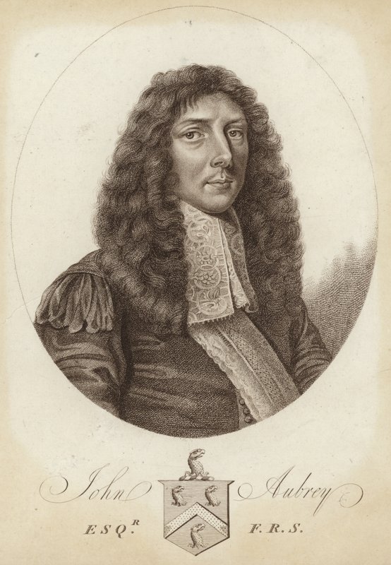 Portrait de John Aubrey - English School