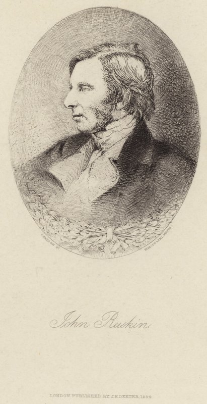 Portrait de John Ruskin - English School